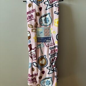 Pink Gilmore Girls Blanket Throw Fleece NEW Luke’s Rory